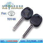 Toyota TOY48 transponder key shell(46mm)